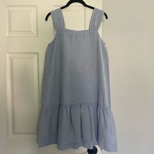 LOFT Blue Linen Dress - NWOT